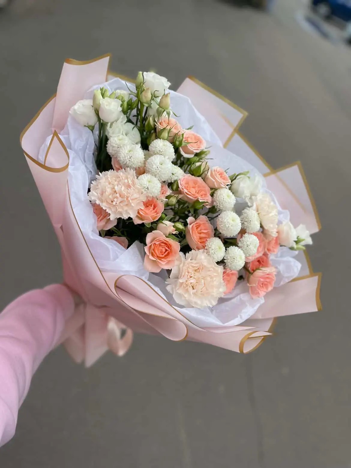 Персиковый букет