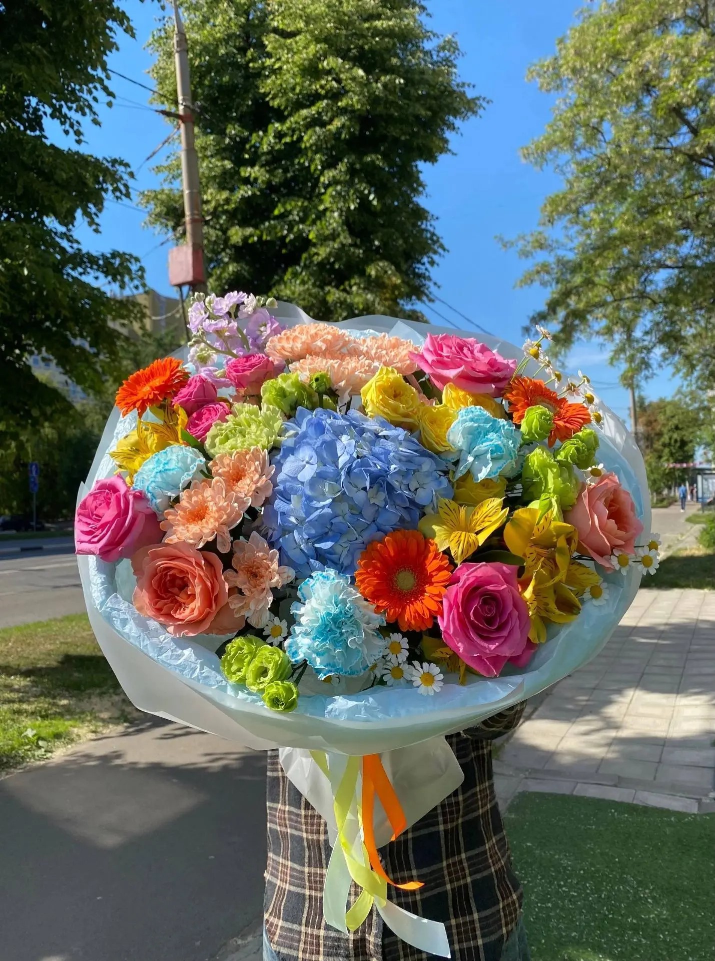 Яркий букет